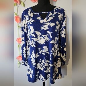 NWT Daily Thread Floral Print Knit Top Plus Size 2X